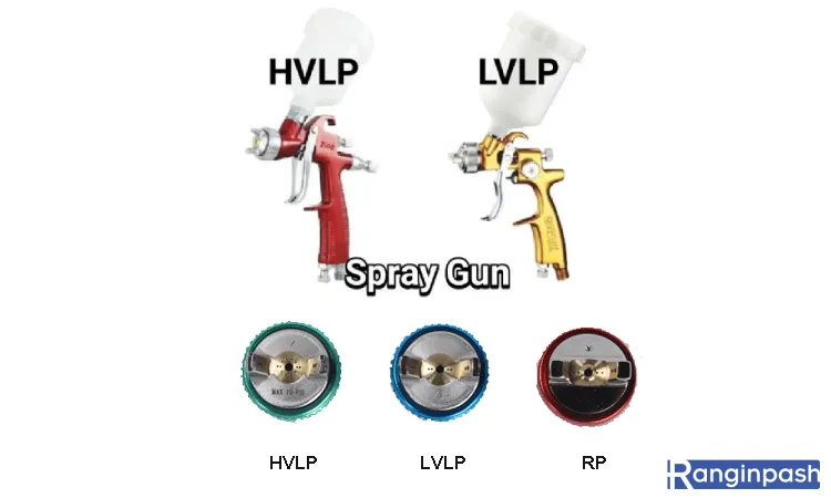 پیستوله بادی HVLP